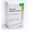Seroalbúmina humana o albúmina humana. Solución Inyectable Cada envase contiene: Seroalbúmina humana o albúmina humana 12.5 g En
