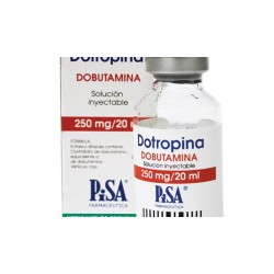 Dobutamina.Pisa Solución Inyectable. Cada frasco ámpula o ampolleta contiene: Clorhidrato de dobutamina equivalente a 250 mg de 